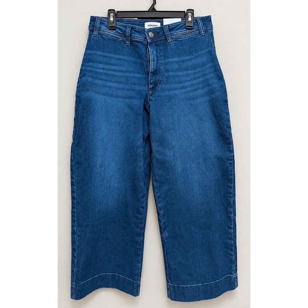 Sonoma High Rise Wide Leg Ankle Jeans Women's Size 8 – Dark Wash – NWT
